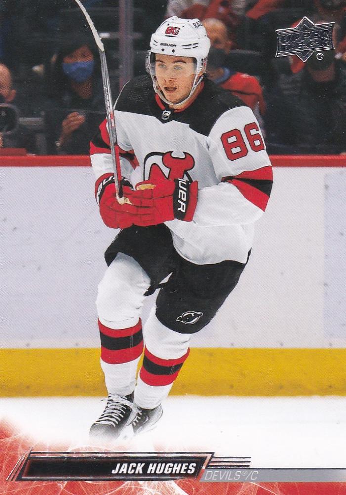Jack Hughes #361 New Jersey Devils | 2022-23 Upper Deck | NHL Trading Card