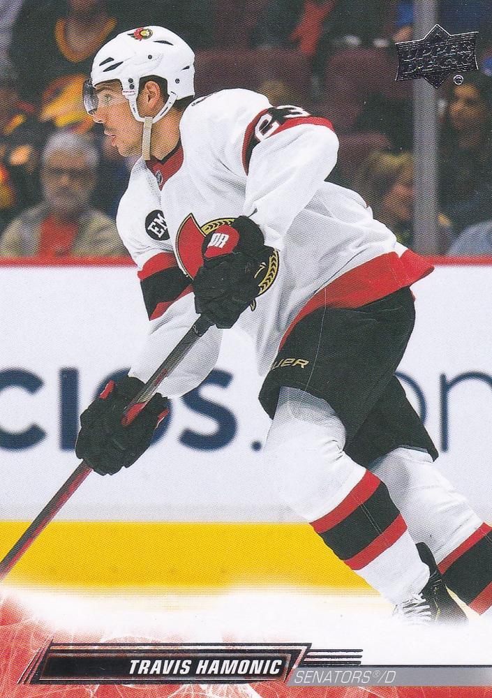 Travis Hamonic #376 Ottawa Senators | 2022-23 Upper Deck | NHL Trading Card