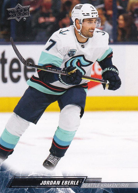 Jordan Eberle #399 Seattle Kraken | 2022-23 Upper Deck | NHL Trading Card