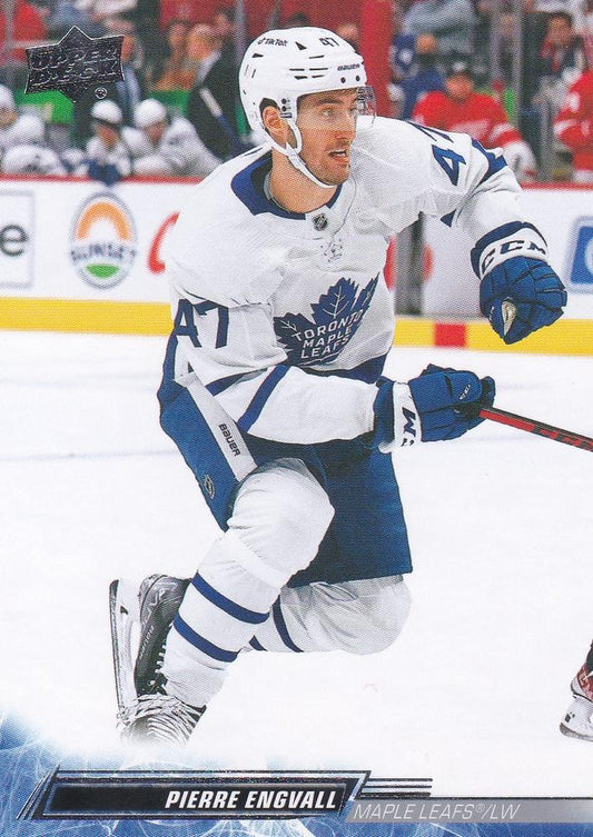 Pierre Engvall #424 Toronto Maple Leafs | 2022-23 Upper Deck | NHL Trading Card