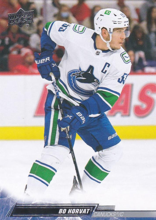 Bo Horvat #428 Vancouver Canucks | 2022-23 Upper Deck | NHL Trading Card