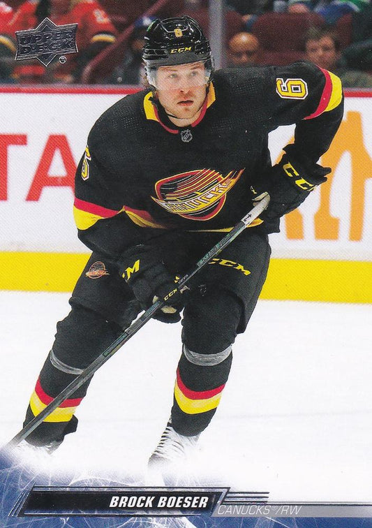 Brock Boeser #429 Vancouver Canucks | 2022-23 Upper Deck | NHL Trading Card