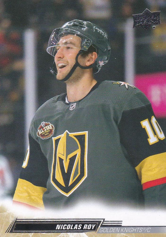 Nicolas Roy #434 Vegas Golden Knights | 2022-23 Upper Deck | NHL Trading Card