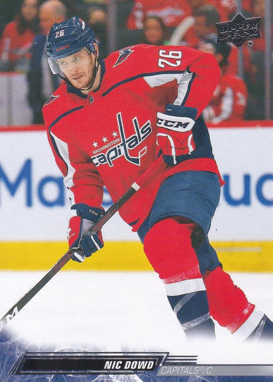 Nic Dowd #440 Washington Capitals | 2022-23 Upper Deck | NHL Trading Card