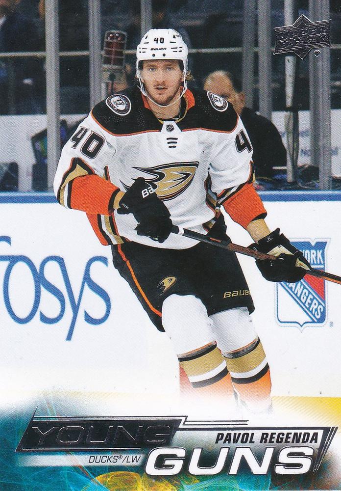Pavol Regenda 
YG, RC #452 Anaheim Ducks | 2022-23 Upper Deck | NHL Card