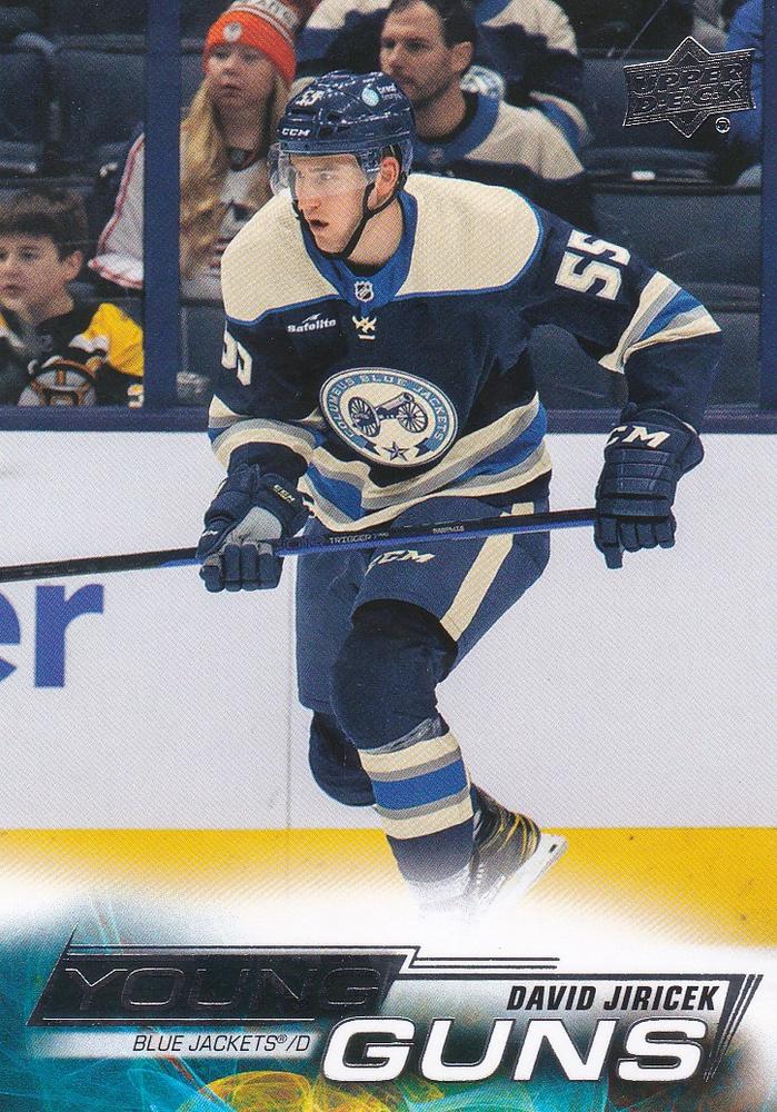 David Jiricek 
YG, RC #472 Columbus Blue Jackets | 2022-23 Upper Deck | NHL Card