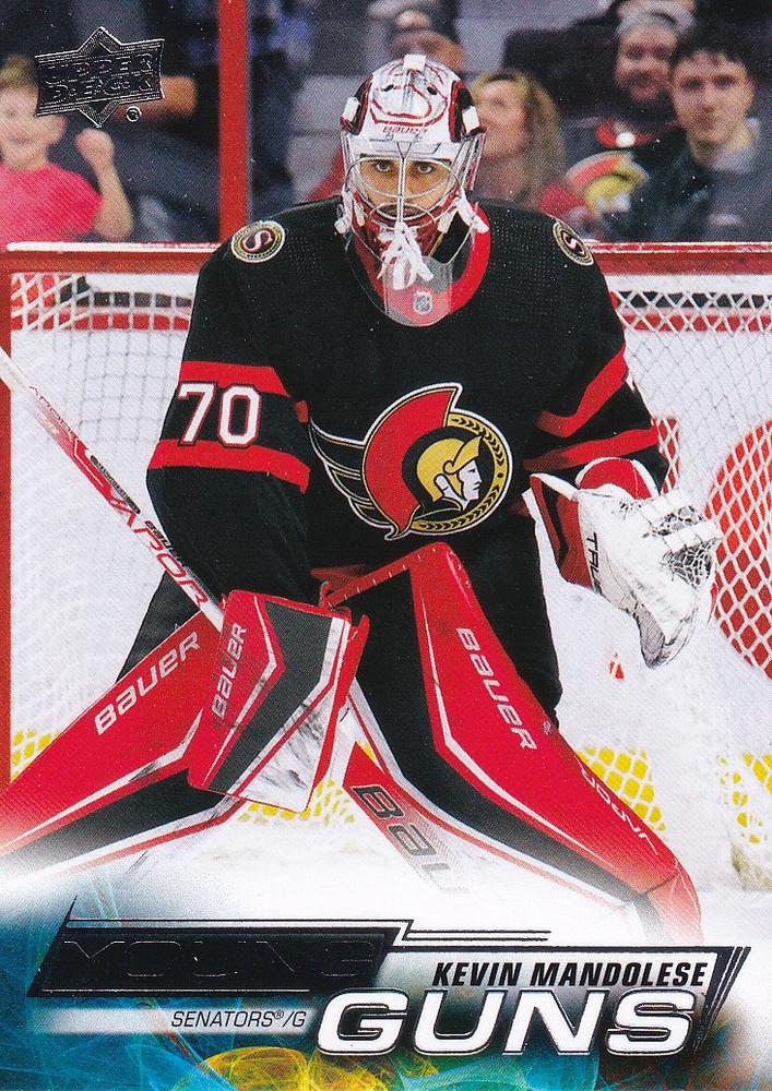 Kevin Mandolese 
YG, RC #481 Ottawa Senators | 2022-23 Upper Deck | NHL Card