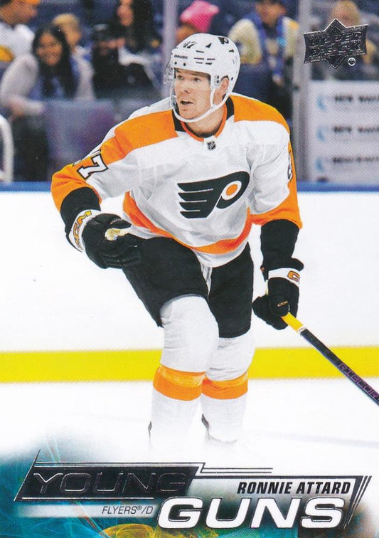 Ronnie Attard 
YG, RC #495 Philadelphia Flyers | 2022-23 Upper Deck | NHL Card