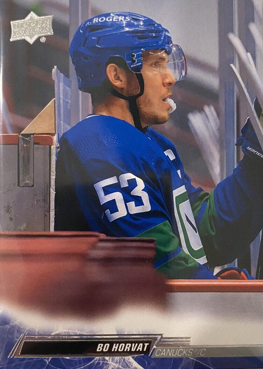 Bo Horvat 
SP, VAR #428 Vancouver Canucks | 2022-23 Upper Deck | NHL Card
