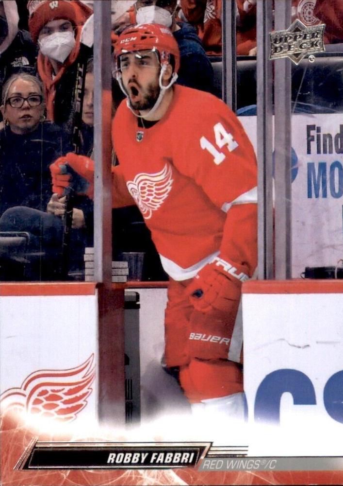 Robby Fabbri 
SP, VAR #314 Detroit Red Wings | 2022-23 Upper Deck | NHL Card