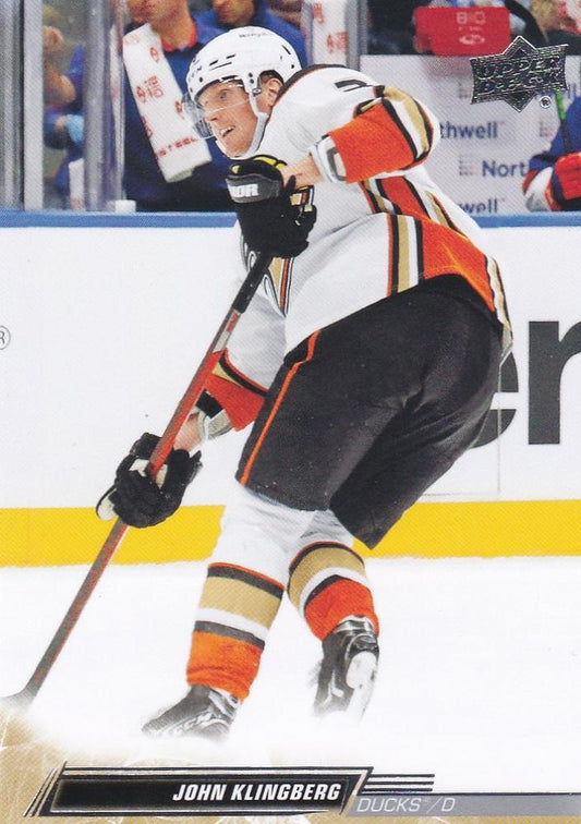 John Klingberg #502 Anaheim Ducks | 2022-23 Upper Deck | NHL Trading Card