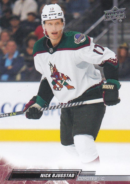 Nick Bjugstad #508 Arizona Coyotes | 2022-23 Upper Deck | NHL Trading Card