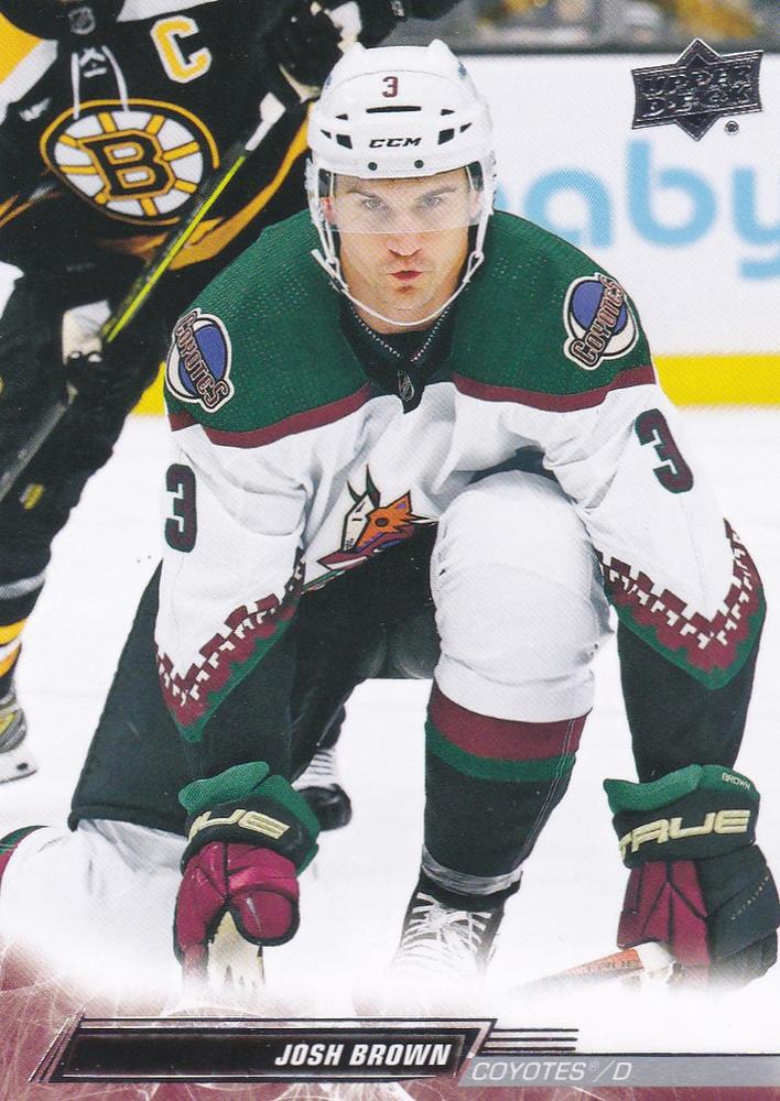 Josh Brown #509 Arizona Coyotes | 2022-23 Upper Deck | NHL Trading Card