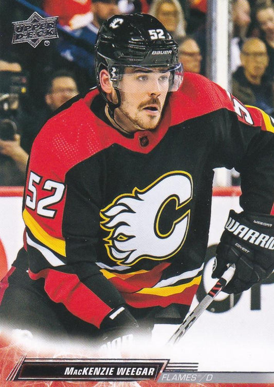 MacKenzie Weegar #521 Calgary Flames | 2022-23 Upper Deck | NHL Trading Card