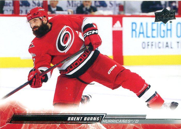 Brent Burns #525 Carolina Hurricanes | 2022-23 Upper Deck | NHL Trading Card