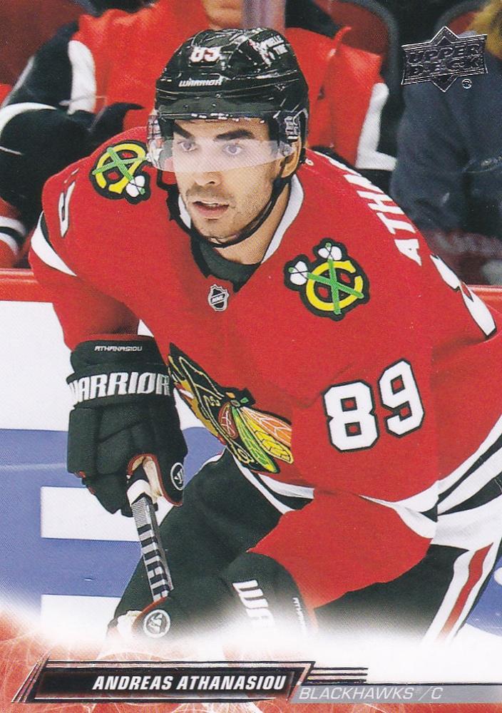 Andreas Athanasiou #533 Chicago Blackhawks | 2022-23 Upper Deck | NHL Card