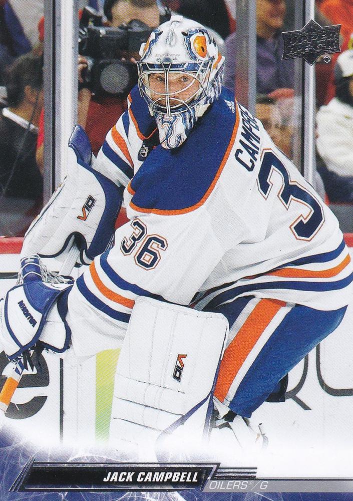 Jack Campbell #556 Edmonton Oilers | 2022-23 Upper Deck | NHL Trading Card