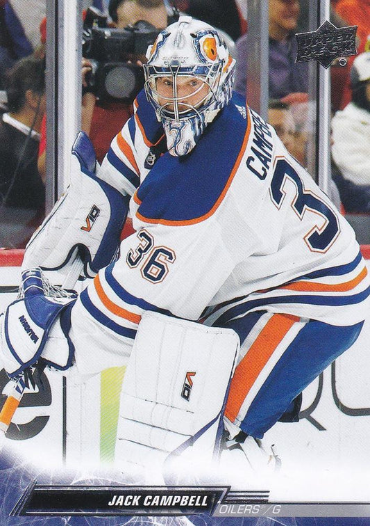 Jack Campbell #556 Edmonton Oilers | 2022-23 Upper Deck | NHL Trading Card
