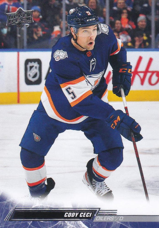 Cody Ceci #558 Edmonton Oilers | 2022-23 Upper Deck | NHL Trading Card