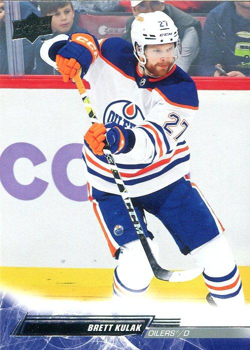 Brett Kulak #560 Edmonton Oilers | 2022-23 Upper Deck | NHL Trading Card