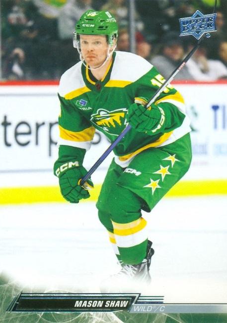 Mason Shaw #573 Minnesota Wild | 2022-23 Upper Deck | NHL Trading Card