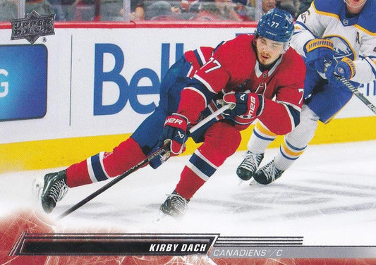 Kirby Dach #574 Montreal Canadiens | 2022-23 Upper Deck | NHL Trading Card
