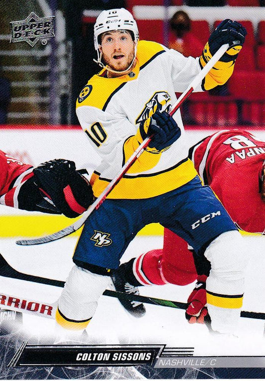 Colton Sissons #580 Nashville Predators | 2022-23 Upper Deck | NHL Trading Card