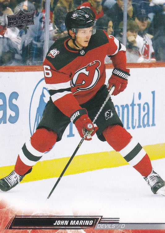 John Marino #585 New Jersey Devils | 2022-23 Upper Deck | NHL Trading Card