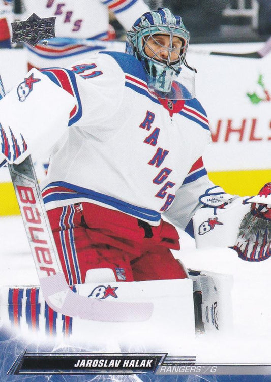 Jaroslav Halak #592 New York Rangers | 2022-23 Upper Deck | NHL Trading Card