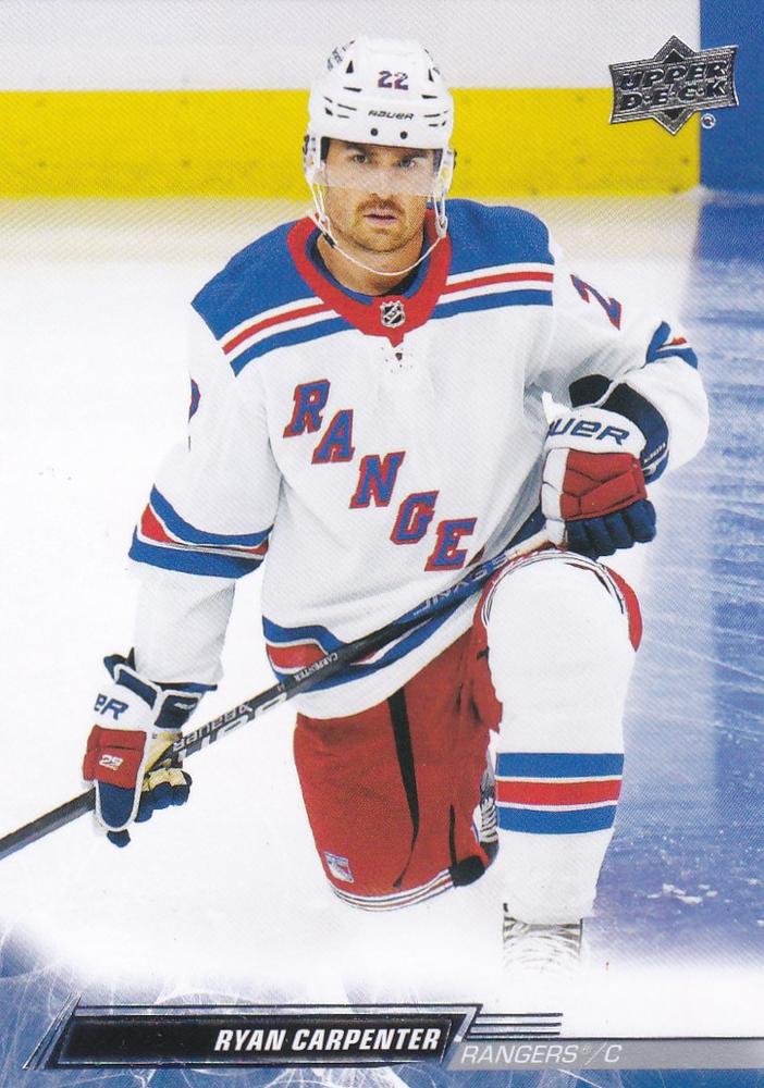 Ryan Carpenter #593 New York Rangers | 2022-23 Upper Deck | NHL Trading Card