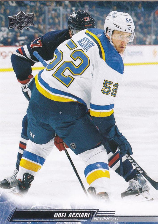 Noel Acciari #625 St. Louis Blues | 2022-23 Upper Deck | NHL Trading Card