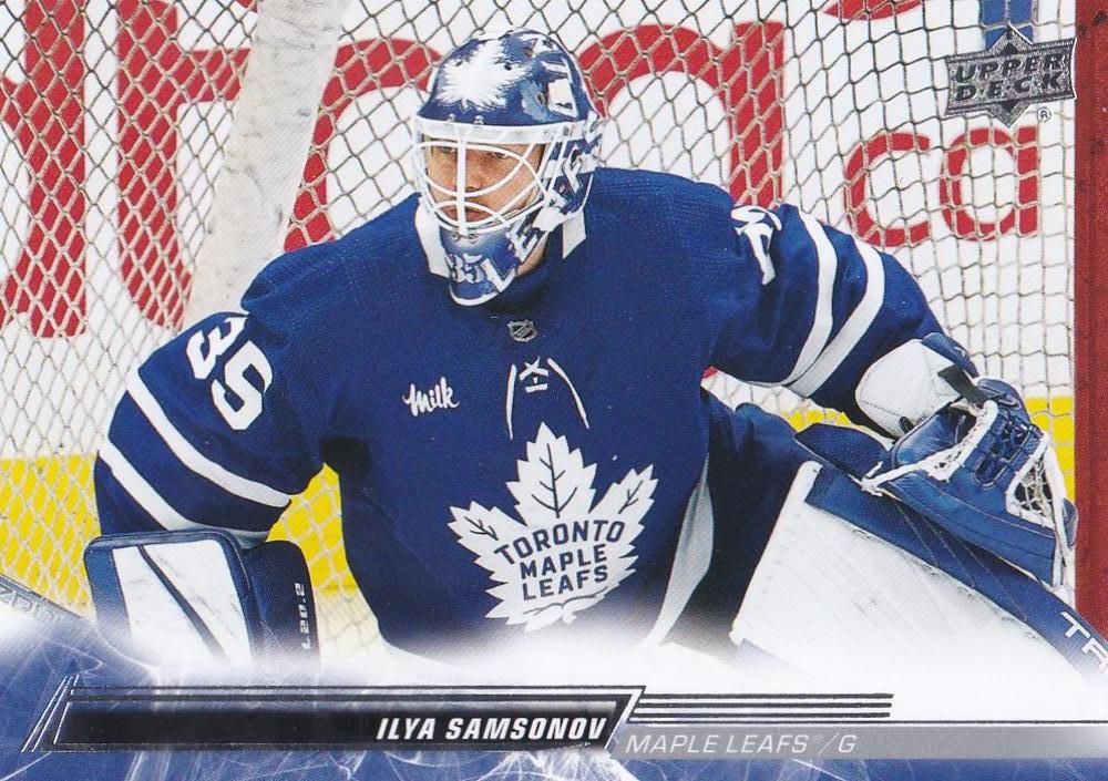 Ilya Samsonov #628 Toronto Maple Leafs | 2022-23 Upper Deck | NHL Trading Card