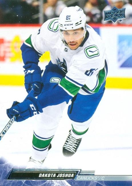 Dakota Joshua #637 Vancouver Canucks | 2022-23 Upper Deck | NHL Trading Card