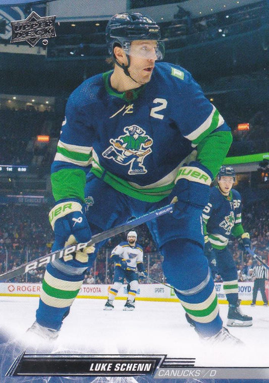 Luke Schenn #639 Vancouver Canucks | 2022-23 Upper Deck | NHL Trading Card