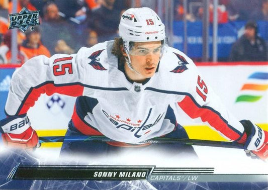 Sonny Milano #647 Washington Capitals | 2022-23 Upper Deck | NHL Trading Card