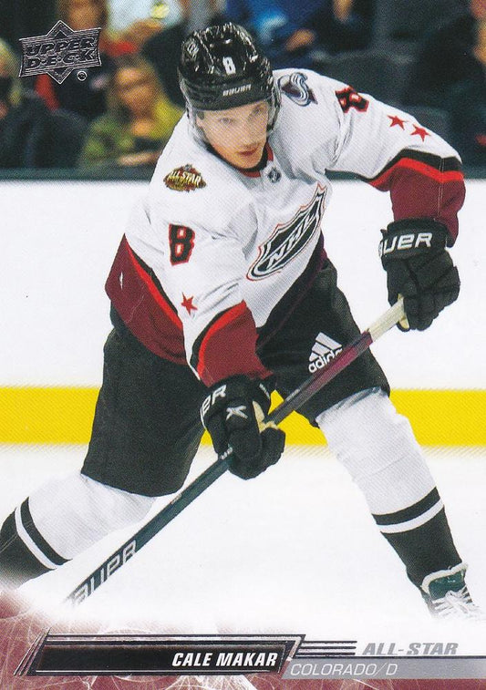 Cale Makar 
AS #667 Colorado Avalanche | 2022-23 Upper Deck | NHL Trading Card