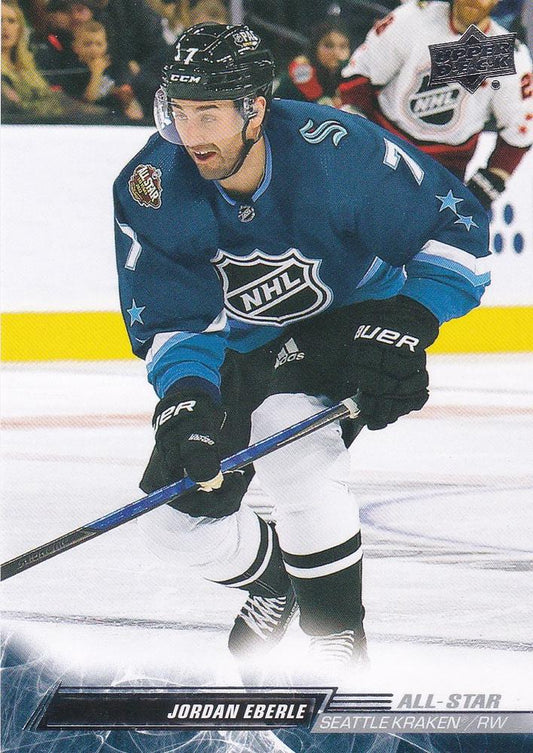 Jordan Eberle 
AS #693 Seattle Kraken | 2022-23 Upper Deck | NHL Trading Card