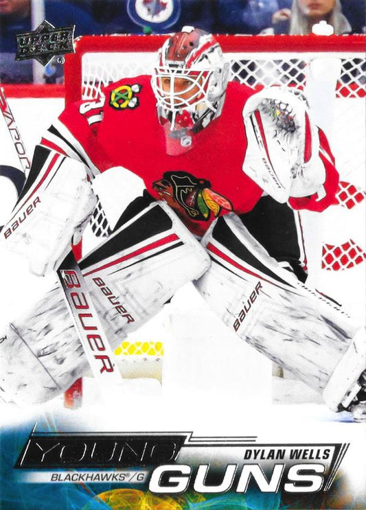 Dylan Wells 
YG, RC #702 Chicago Blackhawks | 2022-23 Upper Deck | NHL Card
