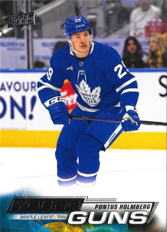 Pontus Holmberg 
YG, RC #709 Toronto Maple Leafs | 2022-23 Upper Deck | NHL Card