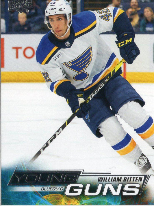 William Bitten 
YG, RC #717 St. Louis Blues | 2022-23 Upper Deck | NHL Card