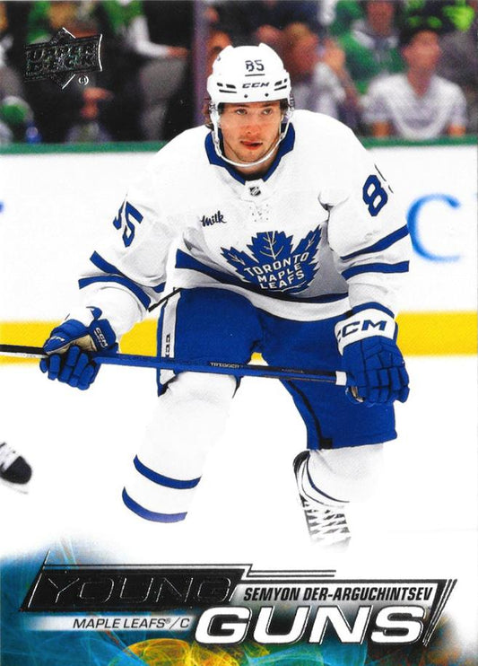 Semyon Der-Arguchintsev 
YG, RC #719 Toronto Maple Leafs | 2022-23 Upper Deck | NHL Card