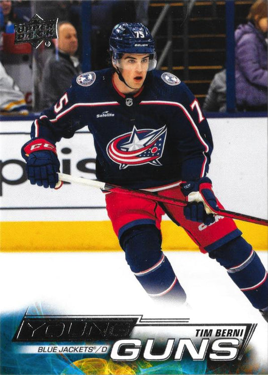 Tim Berni 
YG, RC #720 Columbus Blue Jackets | 2022-23 Upper Deck | NHL Card