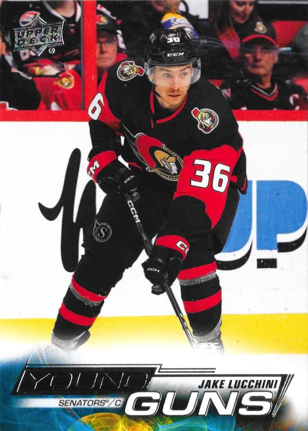 Jake Lucchini 
YG, RC #724 Ottawa Senators | 2022-23 Upper Deck | NHL Card