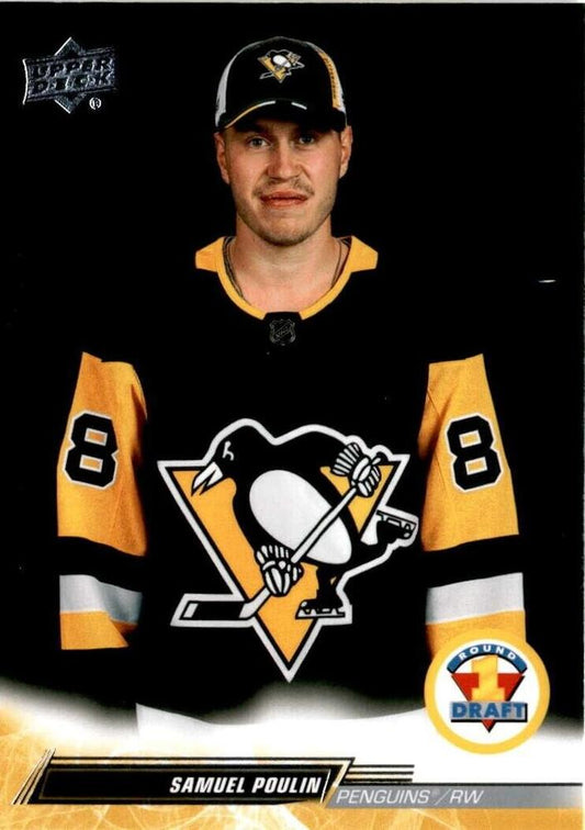 Samuel Poulin 
FRDP #738 Pittsburgh Penguins | 2022-23 Upper Deck | NHL Card