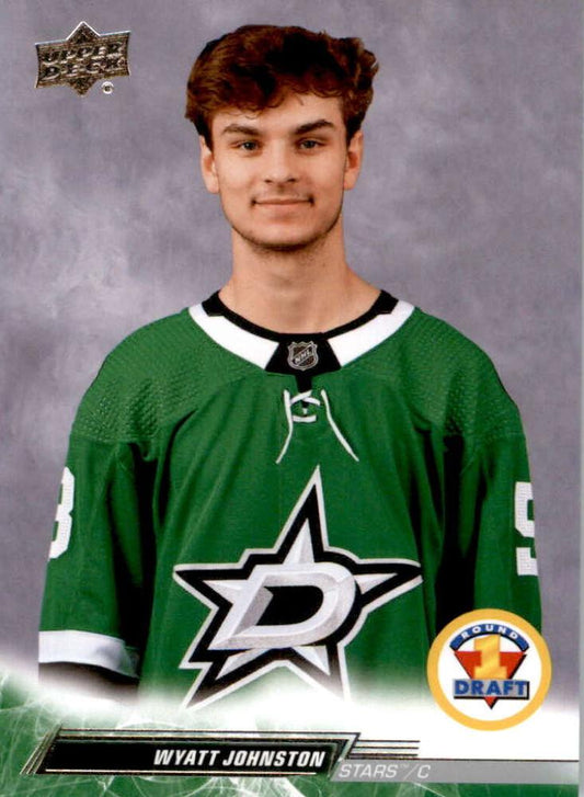 Wyatt Johnston 
FRDP #747 Dallas Stars | 2022-23 Upper Deck | NHL Trading Card