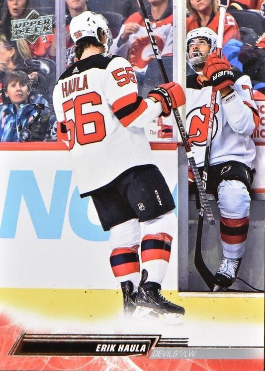 Erik Haula 
SP, VAR #583 New Jersey Devils | 2022-23 Upper Deck | NHL Card
