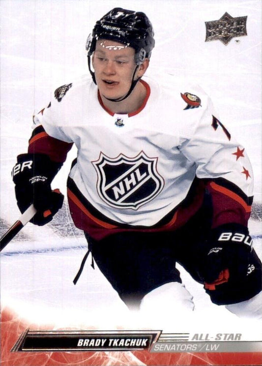 Brady Tkachuk 
SP, VAR #658 Ottawa Senators | 2022-23 Upper Deck | NHL Card