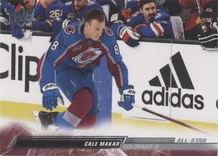 Cale Makar 
SP, VAR #667 Colorado Avalanche | 2022-23 Upper Deck | NHL Card
