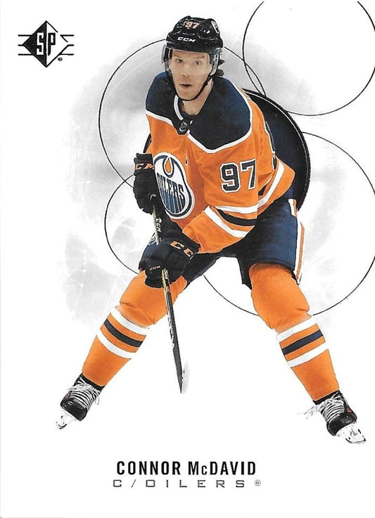 Connor McDavid #90 Edmonton Oilers | 2020-21 SP | NHL Trading Card