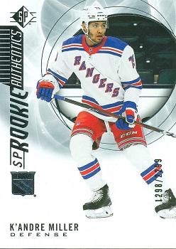 K'Andre Miller 
RA, RC, SN2299 #130 New York Rangers | 2020-21 SP | NHL Card